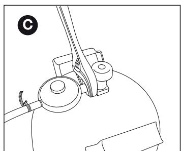 BARBECOOK SIESTA 612 - Conectarea furtunului și buteliei la regulator - 3
