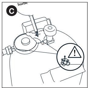 BARBECOOK SIESTA 612 - Controllo di eventuali perdite di gas - 5