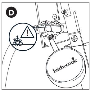 BARBECOOK SIESTA 612 - Controllo di eventuali perdite di gas - 6
