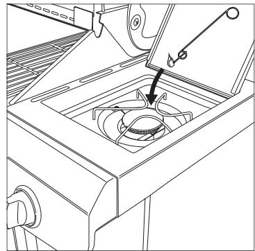 BARBECOOK SIESTA 612 - ANVÄNDNING AV TÄNDSTICKA - 1