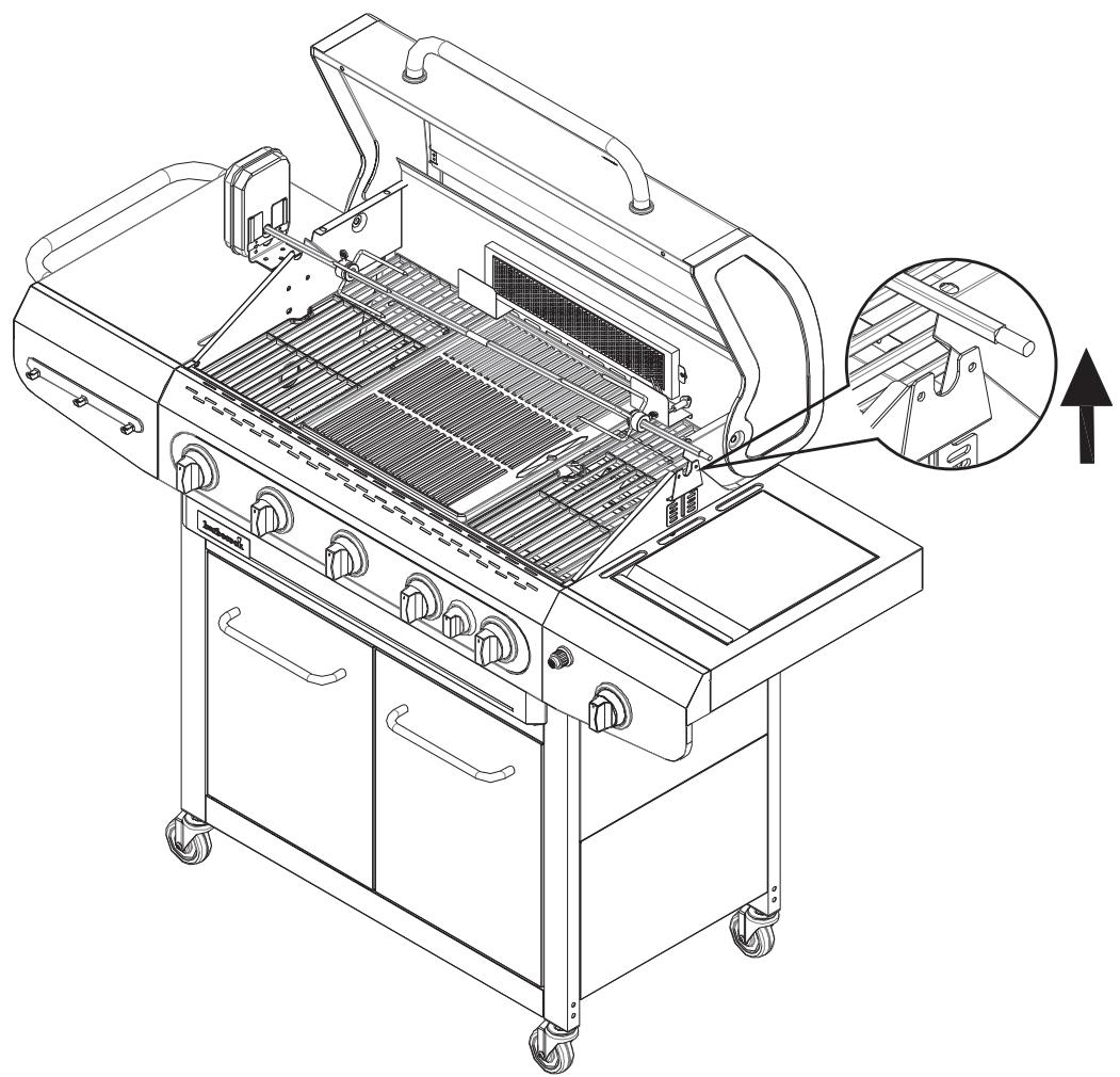 BARBECOOK SIESTA 612 - ADDITIONAL MONTAGE SPIT SET - 9