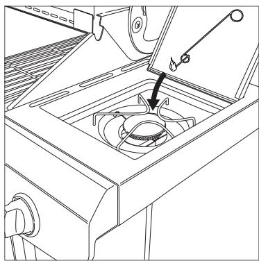 BARBECOOK SIESTA 612 - USO DEI FIAMMIFERI - 1