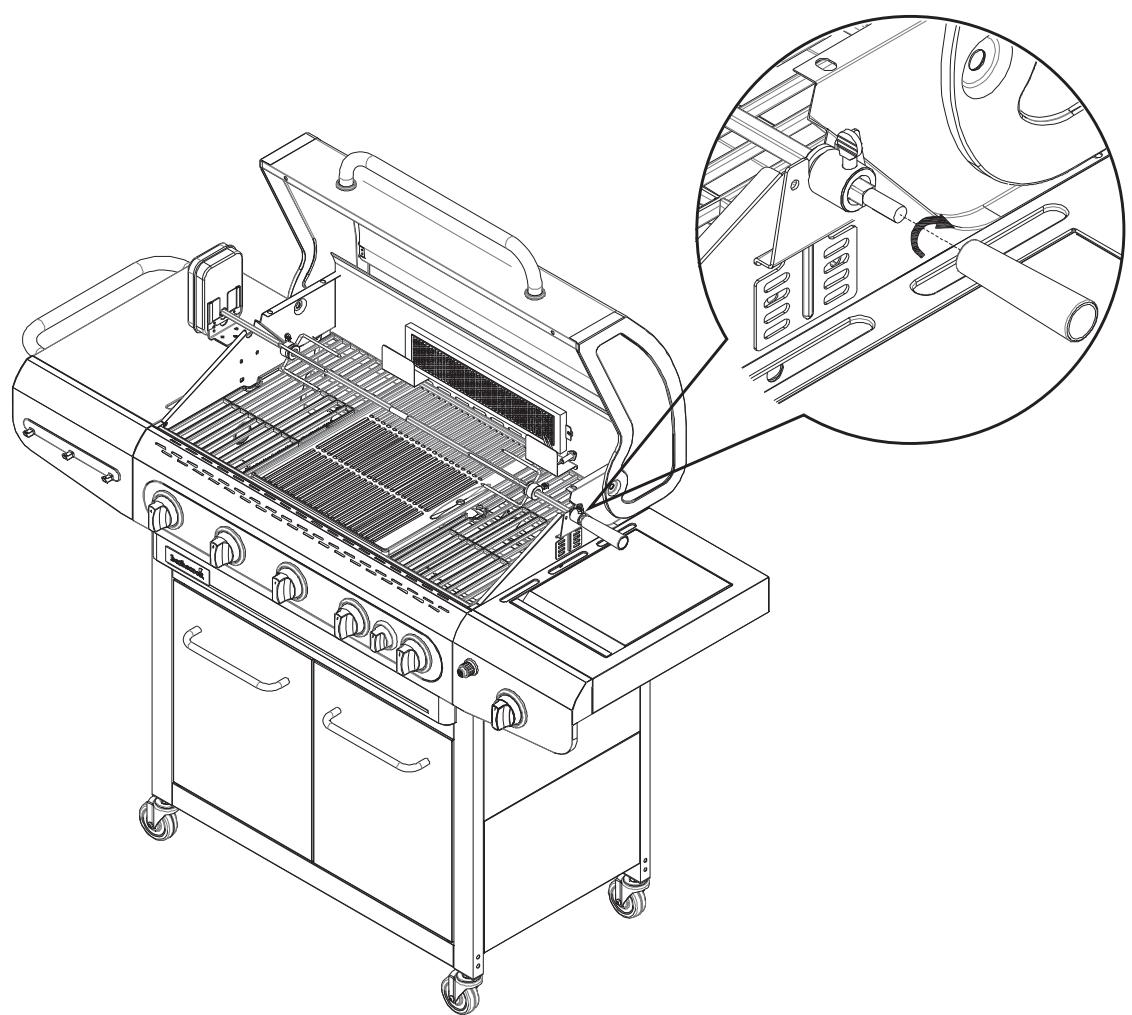BARBECOOK SIESTA 612 - ADDITIONAL MONTAGE SPIT SET - 11