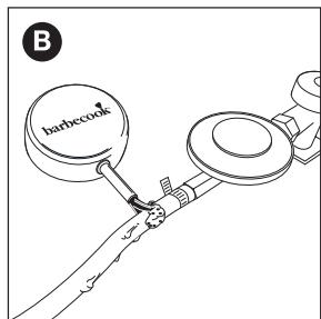 BARBECOOK SIESTA 612 - Gaasilekete kontrollimiseks - 4