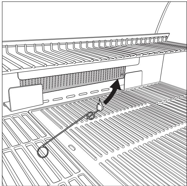 BARBECOOK SIESTA 612 - USING A MATCH - 1