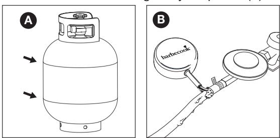 BARBECOOK SIESTA 612 - Para comprobar si hay fugas de gas - 2