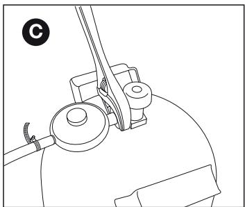 BARBECOOK SIESTA 612 - Collegamento del tubo flessibile e della bombola al regolatore - 3