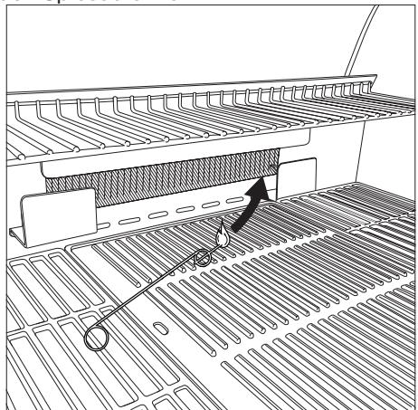 BARBECOOK SIESTA 612 - VERWENDEN EINES STREICHHOLZES - 1