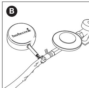 BARBECOOK SIESTA 612 - Kontrola úniku plynu - 4