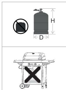 BARBECOOK SIESTA 612 - Scelta di bombola, tubo flessibile e regolatore - 1