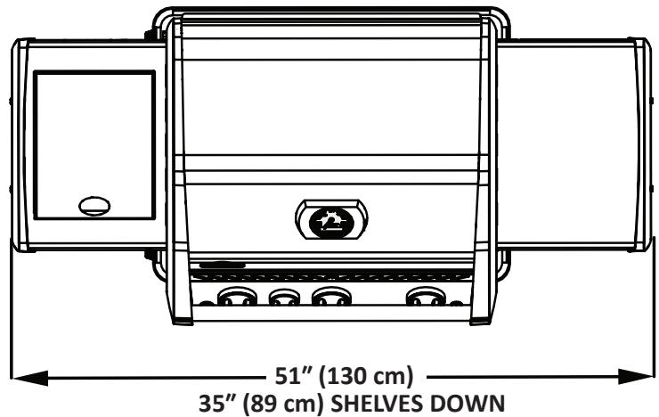 NAPOLEON GRILLS ROGUE R425PK - DIMENSIONS - 1