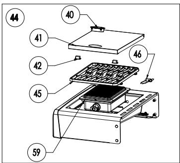 NAPOLEON GRILLS ROGUE R425SIBPK - PARTS LIST / LIST DES PIEÇES ROUGE 425 / 425SB / 425SIB - 9