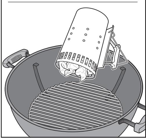 WEBER PERFORMER GBS - 51592 - Embraser le charbon de bois à l'aide de cubes allume-feu - 2