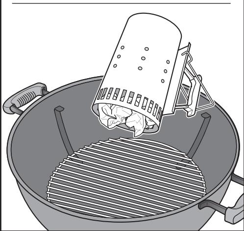 WEBER PERFORMER GBS - 51592 - Encender el carbón con cubitos de encendido - 2