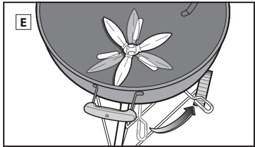 WEBER PERFORMER GBS - 51592 - Medicao e adicoa de carvo para calor indireto - 1