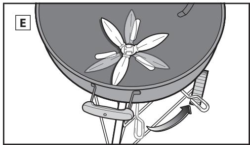 WEBER PERFORMER GBS - 51592 - Misurazione e aggiunta di carbonella per la cottura indiretta - 5