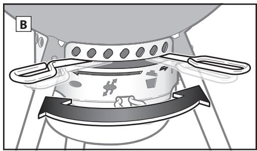 WEBER PERFORMER GBS - 51592 - Misurazione e aggiunta di carbonella per la cottura indiretta - 2