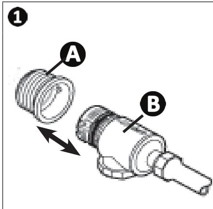 POLARIS 280 / 380 / 3900 SPORT - I Installation du tuyau d'alimentation sur la prise balai - 1