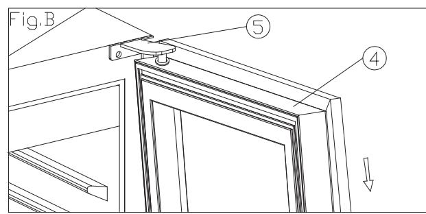 ROSIERES RWCB60/N - Type A (for full glass/stainless steel door) - 2