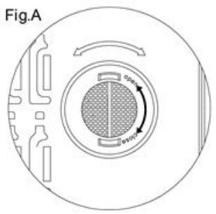 ROSIERES RWCB60/N - > Het koolfilter verrangen (indien aanwezig in uw apparaat) - 1
