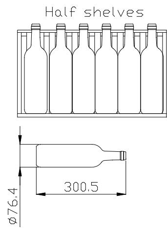 ROSIERES RWCB60/N - Type B (for slim stainless steel door) - 6