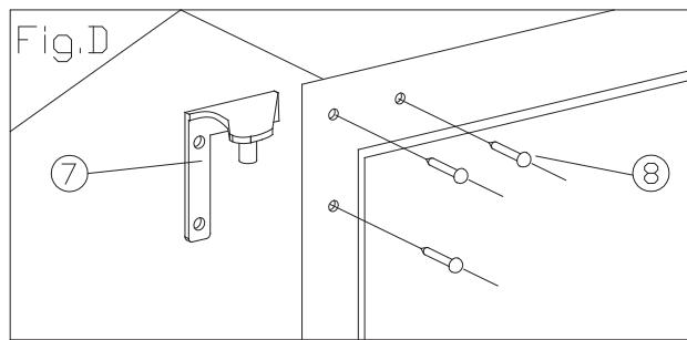 ROSIERES RWCB60/N - Type A (pour porte plein verre / acier inoxydable) - 4