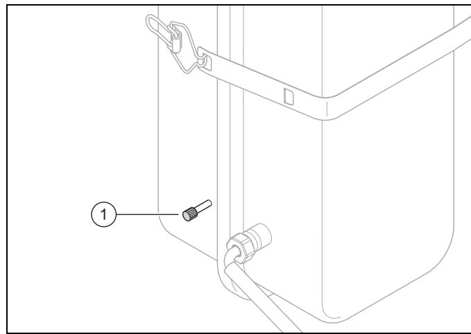 SAUNIER DUVAL GENIASET MAX 15 - FW 200-6, FEW 200-6 - Contrôle de la pression initiale du vase d'expansion - 1
