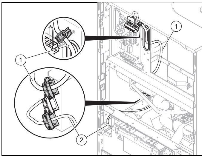 SAUNIER DUVAL GENIASET MAX 15 - FW 200-6, FEW 200-6 - Cheminement du cable dans le produit - 1
