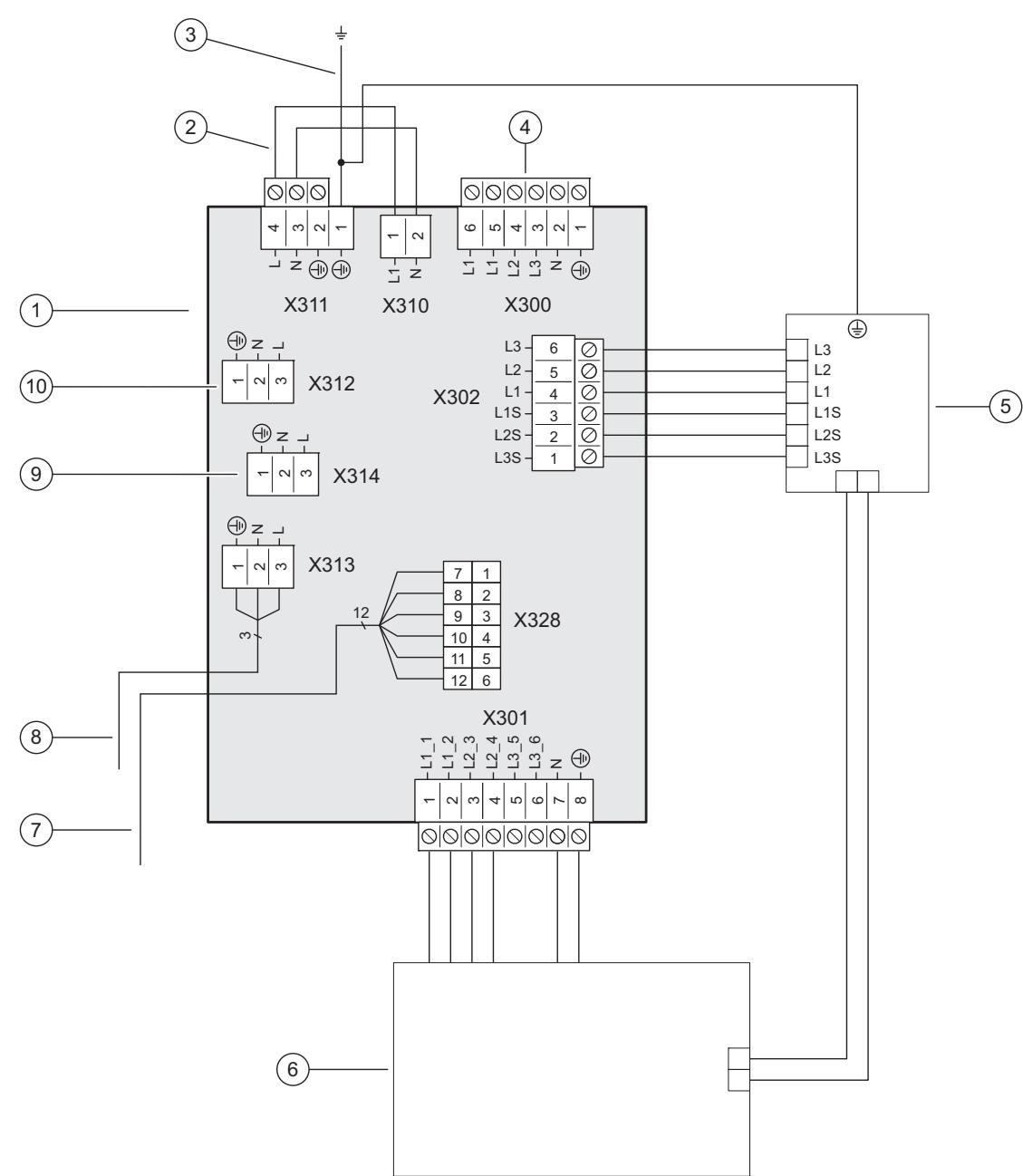 SAUNIER DUVAL GENIASET MAX 15 - FW 200-6, FEW 200-6 - B Schémaelectrique - 1