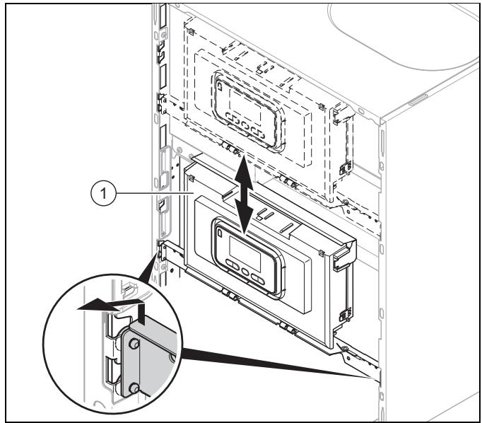SAUNIER DUVAL GENIASET MAX 15 - FW 200-6, FEW 200-6 - Déplacement du boîtier électrique (en option) - 1