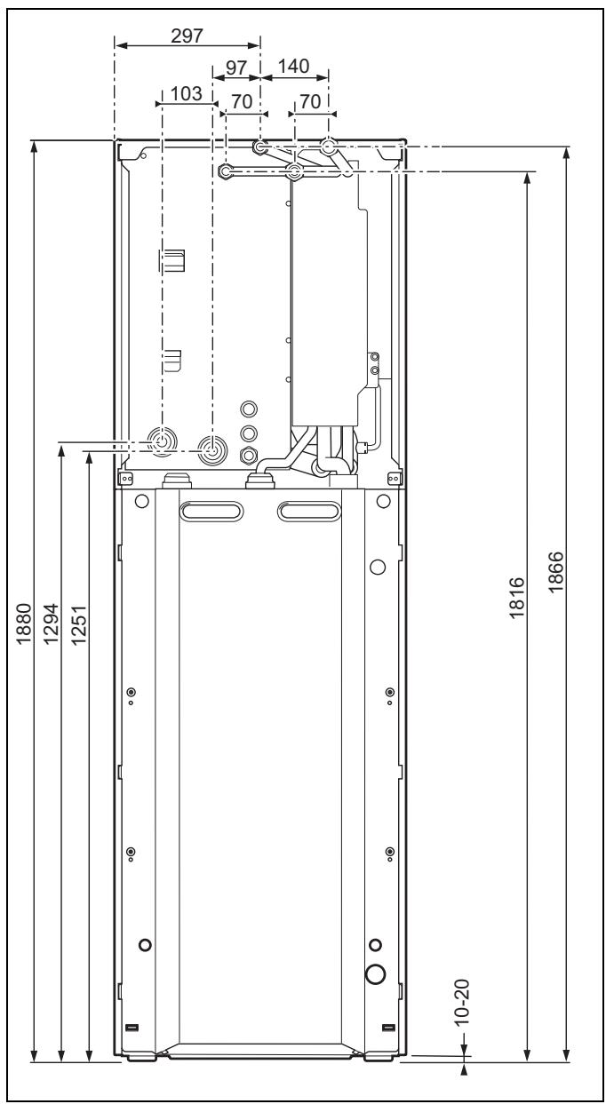 SAUNIER DUVAL GENIASET MAX 15 - FW 200-6, FEW 200-6 - Dimensions - 1