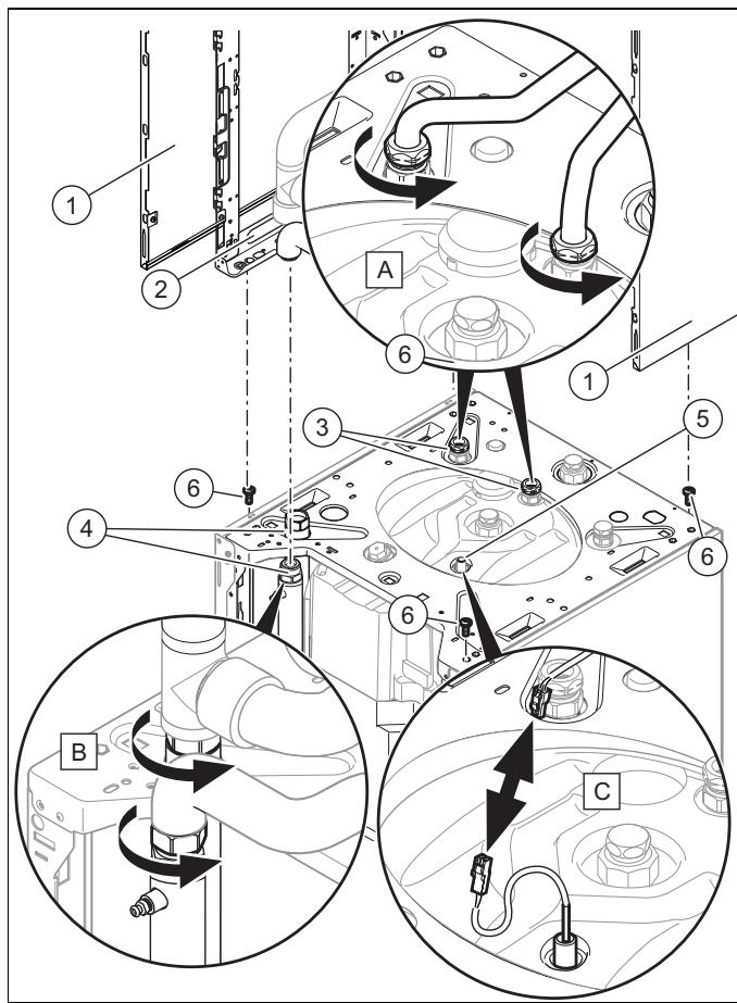 SAUNIER DUVAL GENIASET 15 - GeniaSet 200l - Démontage pour le transport - 1