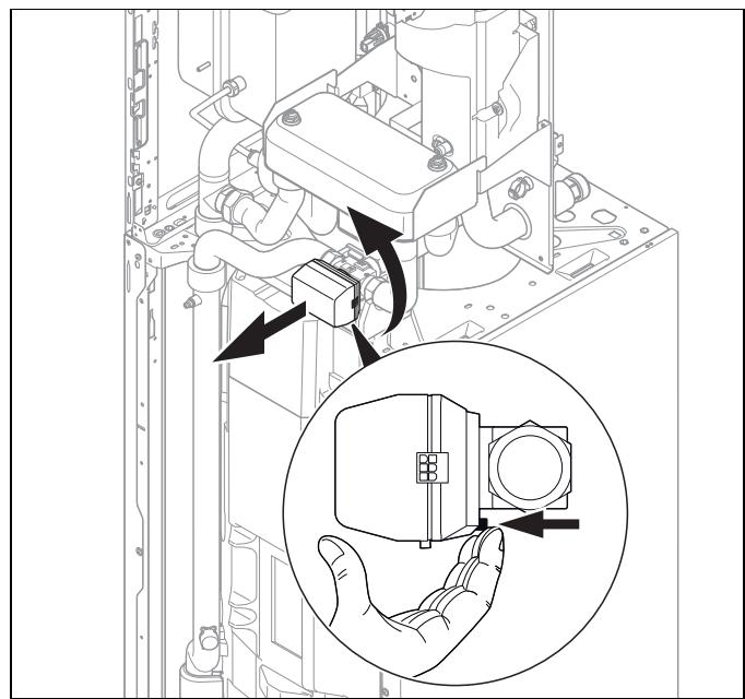 SAUNIER DUVAL GENIASET 15 - GeniaSet 200l - Remplacement du moteur de la vanne 3 voies - 1