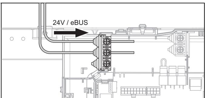 SAUNIER DUVAL GENIASET SPLIT 10 - HA 5-5 ... 12-5 STB - Cheminement des câbles - 1
