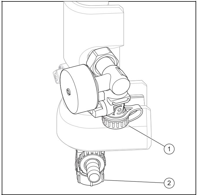SAUNIER DUVAL GENIASET SPLIT 10 - HA 5-5 ... 12-5 STB - Vidange du circuit chauffage du produit - 1