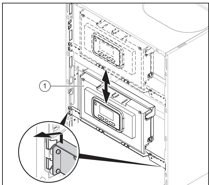 SAUNIER DUVAL GENIASET SPLIT 12 - HA 5-5 ... 12-5 STB - Déplacement du boîtier électrique - 1