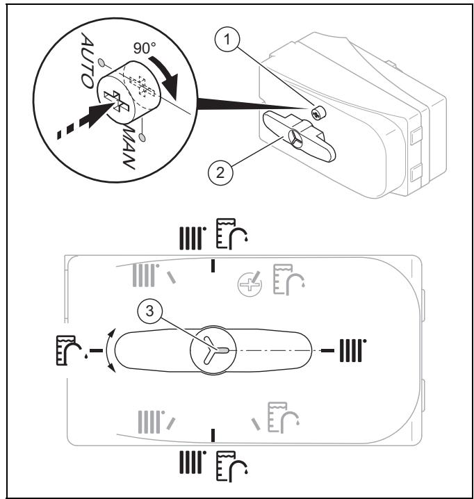 SAUNIER DUVAL GENIASET SPLIT 12 - HA 5-5 ... 12-5 STB - Vanne d'inversion prioritaire, réglage du circuit chauffage/charge du ballon - 1