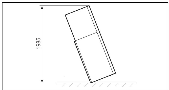 SAUNIER DUVAL GENIASET SPLIT 12 - HA 5-5 ... 12-5 STB - Dimensions du produit pour le transport - 1