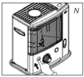 QLIMA R7327SC - NO SE LOGRA ENCENDER LA ESTUFA. - 1
