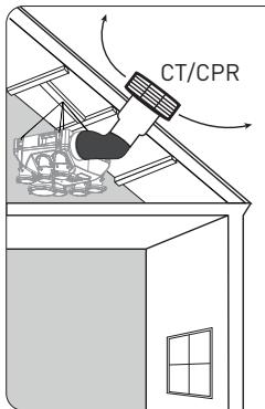 S&P OZEO ST2 OZEO ECOWATT 2' - Pour relier les piquages en position horizontale (installation faux-plafond) : - 1