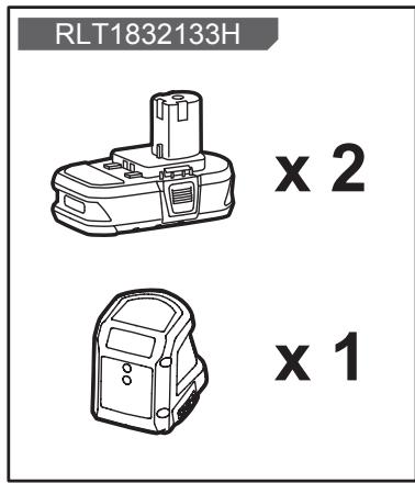 RYOBI ONE+ RLT183225FPK - BU KILAVUZDAKI SEMBOLLER - 5