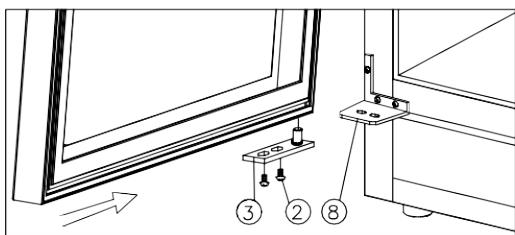 CANDY CCVB15/1 - Type B (for slim stainless steel door) - 7