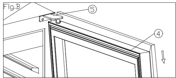 CANDY CCVB15/1 - Type A (pour porte plein verre / acier inoxydable) - 2