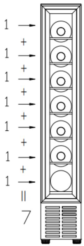 CANDY CCVB15/1 - Diagrama de almacenamento - 1