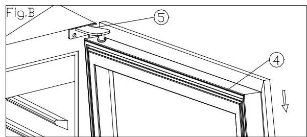 CANDY CCVB15/1 - Type A (for full glass/stainless steel door) - 2