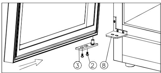 CANDY CCVB30/1 - Type B (for slim stainless steel door) - 7