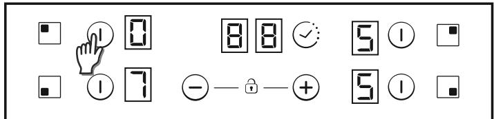 ROSIERES RH64CT/2 - Selecting a zone - 1