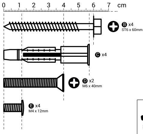 ROINTE MILANO - THE FIXING KIT CONTAINS - 1