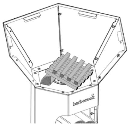 BARBECOOK NESTOR ORIGINAL - BC-WOO-6022 - UTILISATION EXTÉRIEURE - 2
