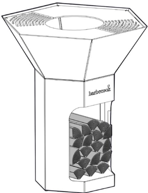 BARBECOOK NESTOR ORIGINAL - BC-WOO-6022 - HOUT - 3